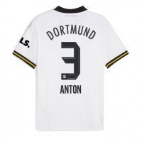 Borussia Dortmund Waldemar Anton #3 Tretí futbalový dres 2024-25 Krátky Rukáv